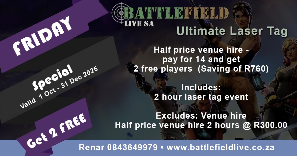 Lasertag Birthday Party